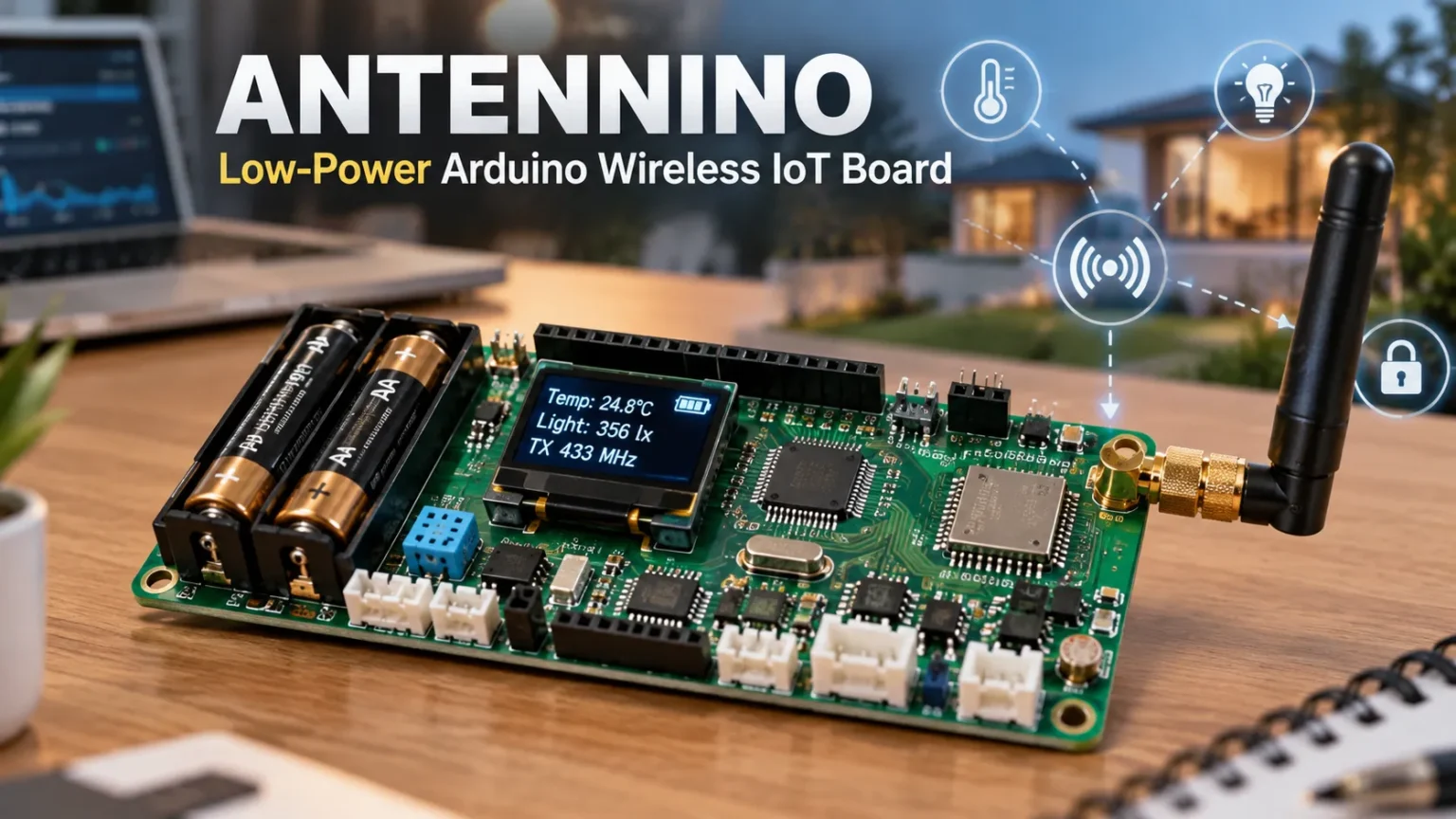 Antennino: Arduino Wireless IoT Board Explained Antennino: Arduino Wireless IoT Board Explained
