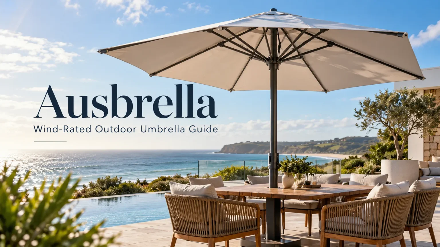 Ausbrella: Wind-Rated Australian Outdoor Umbrella Ausbrella: Wind-Rated Australian Outdoor Umbrella
