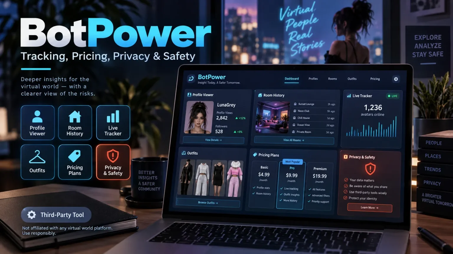 BotPower: IMVU Tracking, Pricing, Privacy and Safety BotPower: IMVU Tracking, Pricing, Privacy and Safety