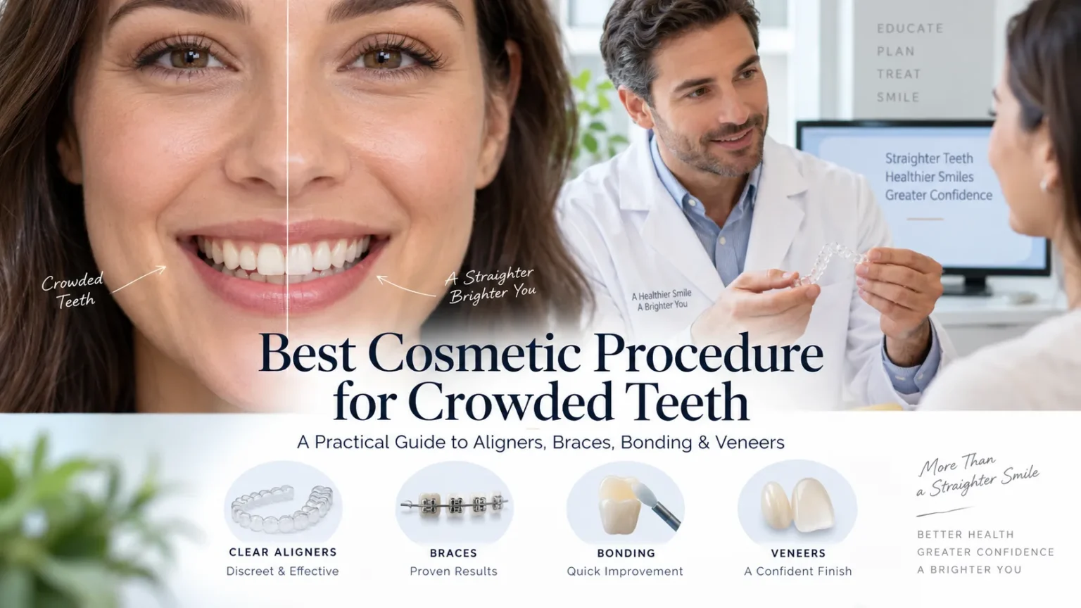 Best Cosmetic Procedure for Crowded Teeth Contribute to Our Blog Best Cosmetic Procedure for Crowded Teeth Contribute to Our Blog