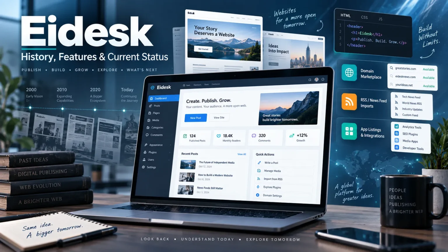 Eidesk: History, Features, and Current Status Eidesk: History, Features, and Current Status