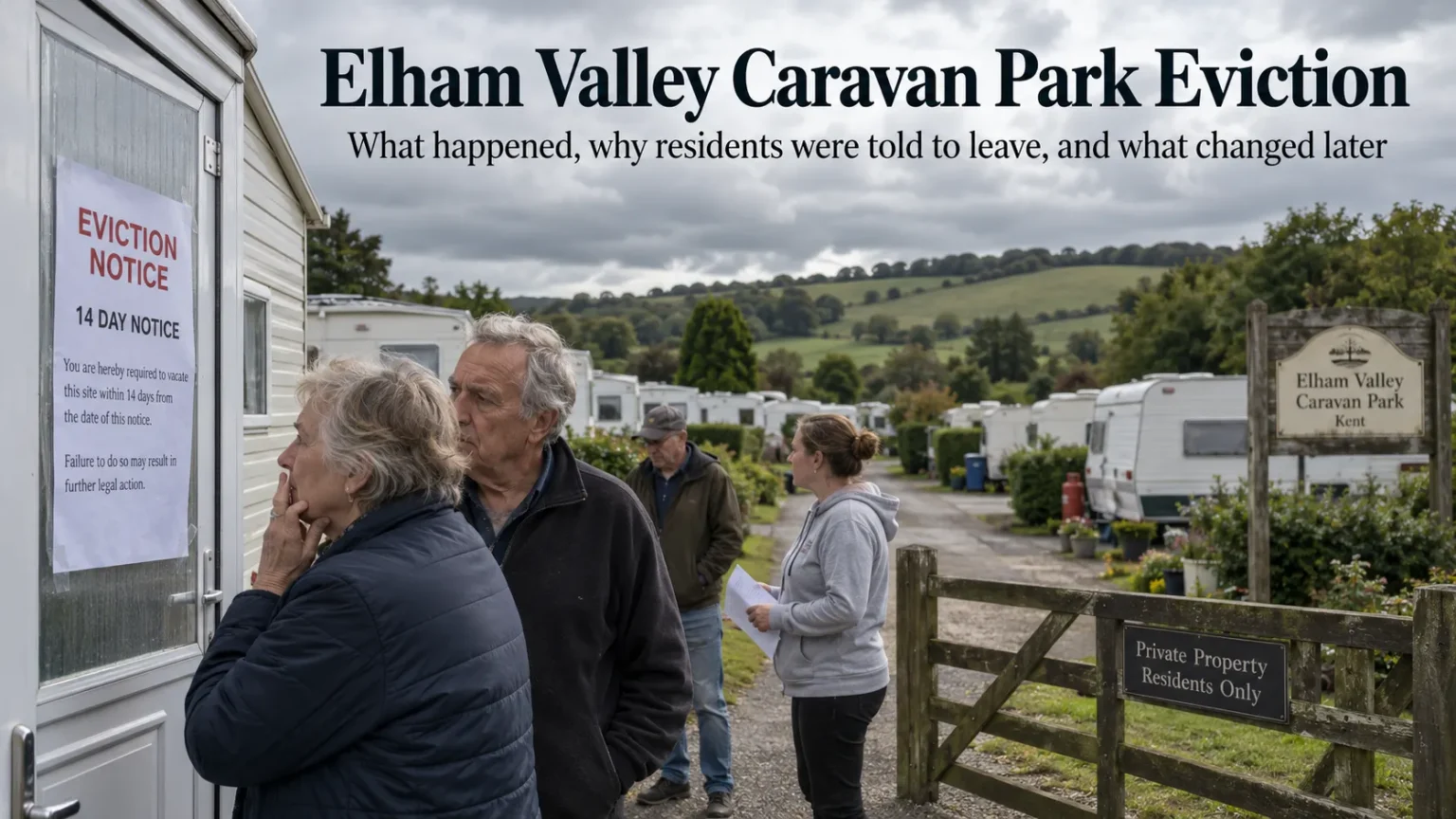 Elham Valley Caravan Park Eviction | What Happened