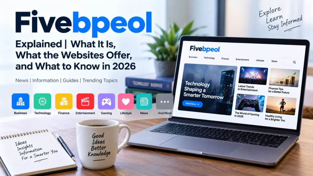Fivebpeol Explained | What It Is, What the Websites Offer, and What to Know in 2026