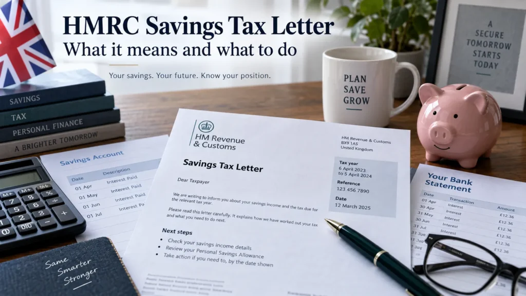 HMRC Savings Tax Letter | What It Means and What to Do