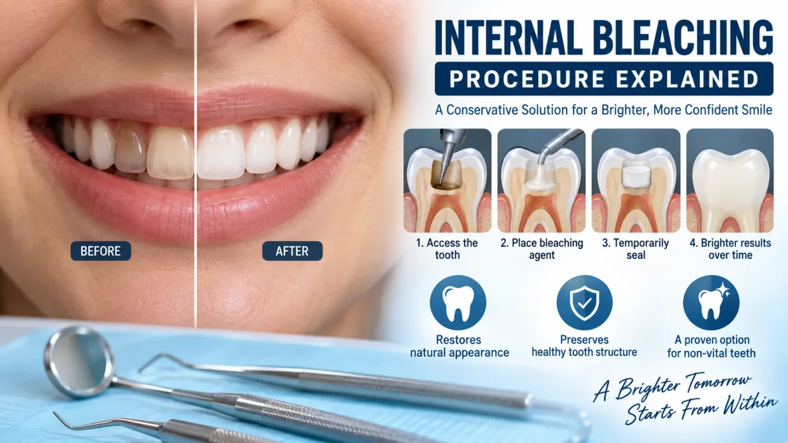 Internal Bleaching Procedure Explained Contribute to Our Blog Internal Bleaching Procedure Explained Contribute to Our Blog