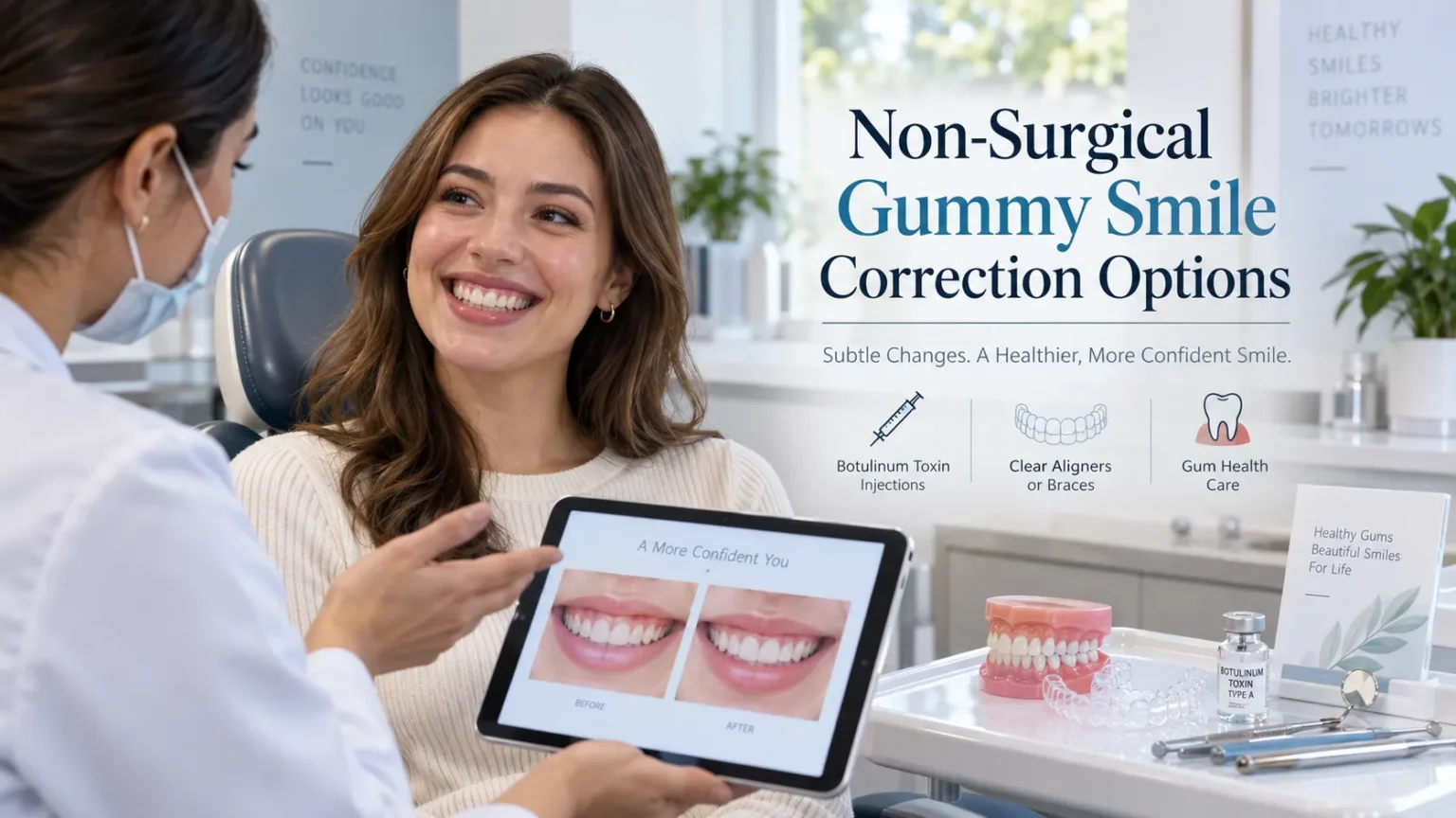 Non-Surgical Gummy Smile Correction Options Contribute to Our Blog Non-Surgical Gummy Smile Correction Options Contribute to Our Blog