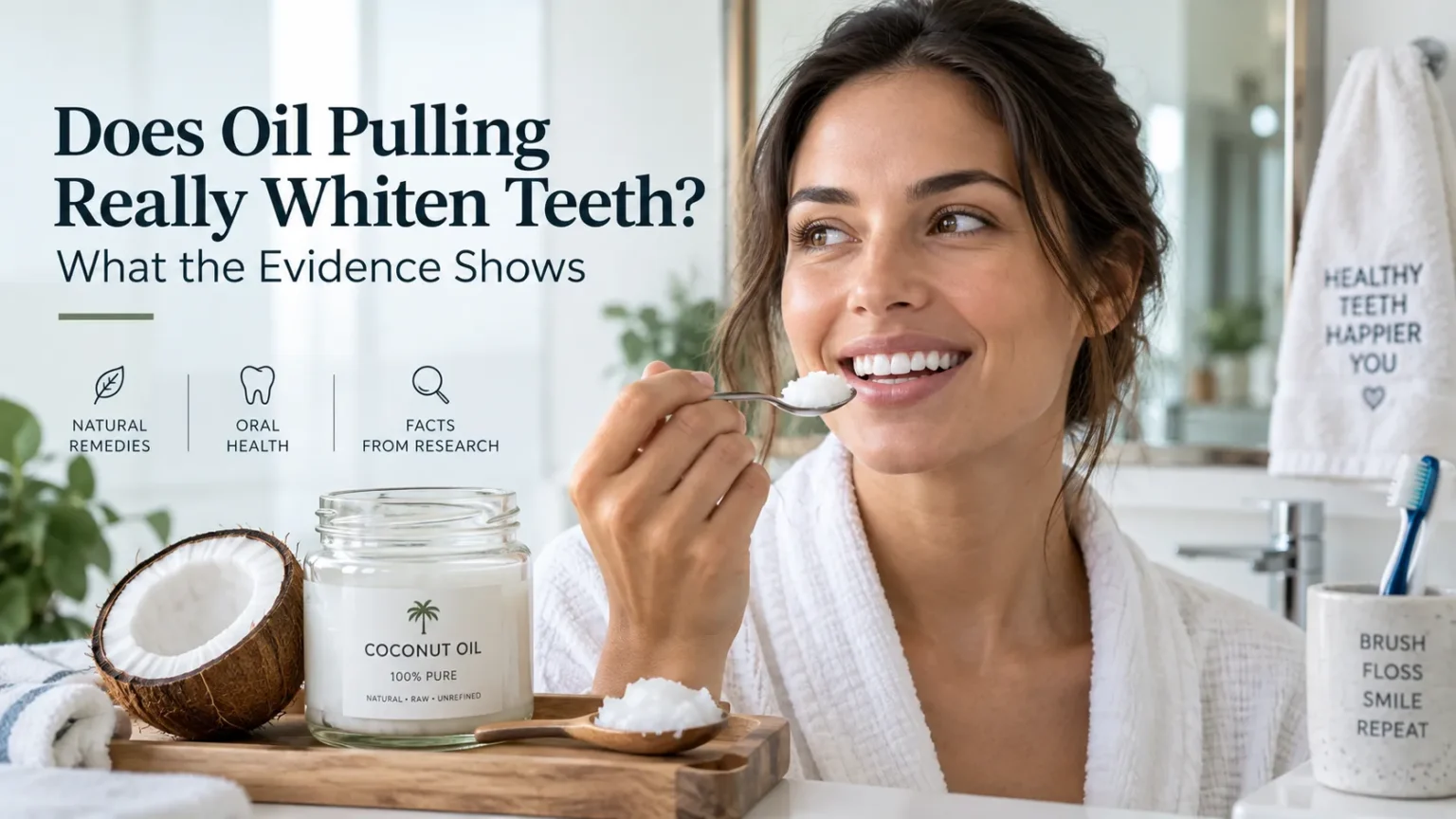 Does Oil Pulling Really Whiten Teeth? What the Evidence Shows Does Oil Pulling Really Whiten Teeth? What the Evidence Shows