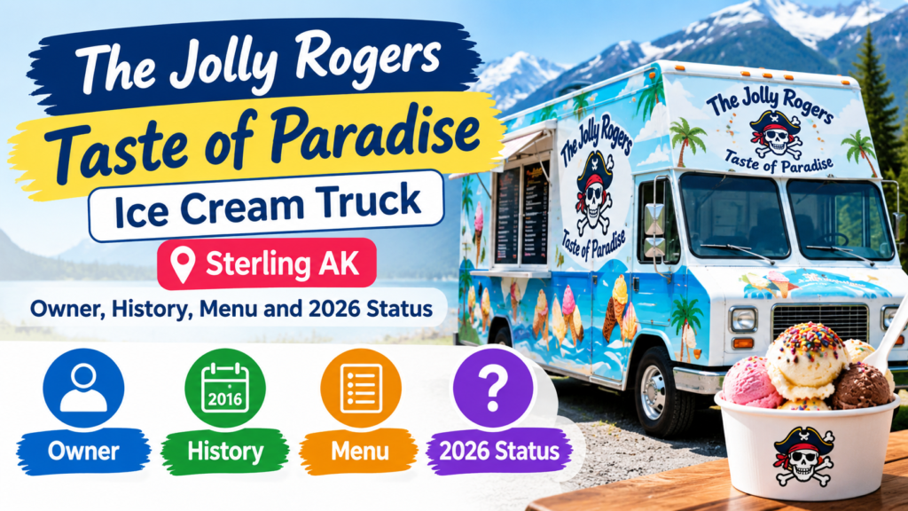 The Jolly Rogers Taste of Paradise Ice Cream Truck Sterling AK