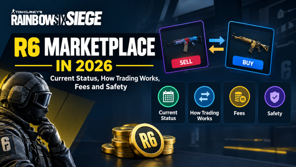 R6 Marketplace in 2026 | Current Status, How Trading Works, Fees and Safety