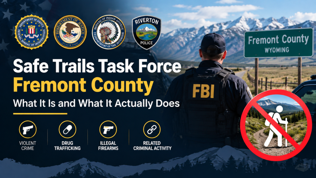 Safe Trails Task Force Fremont County | What It Is and What It Actually Does