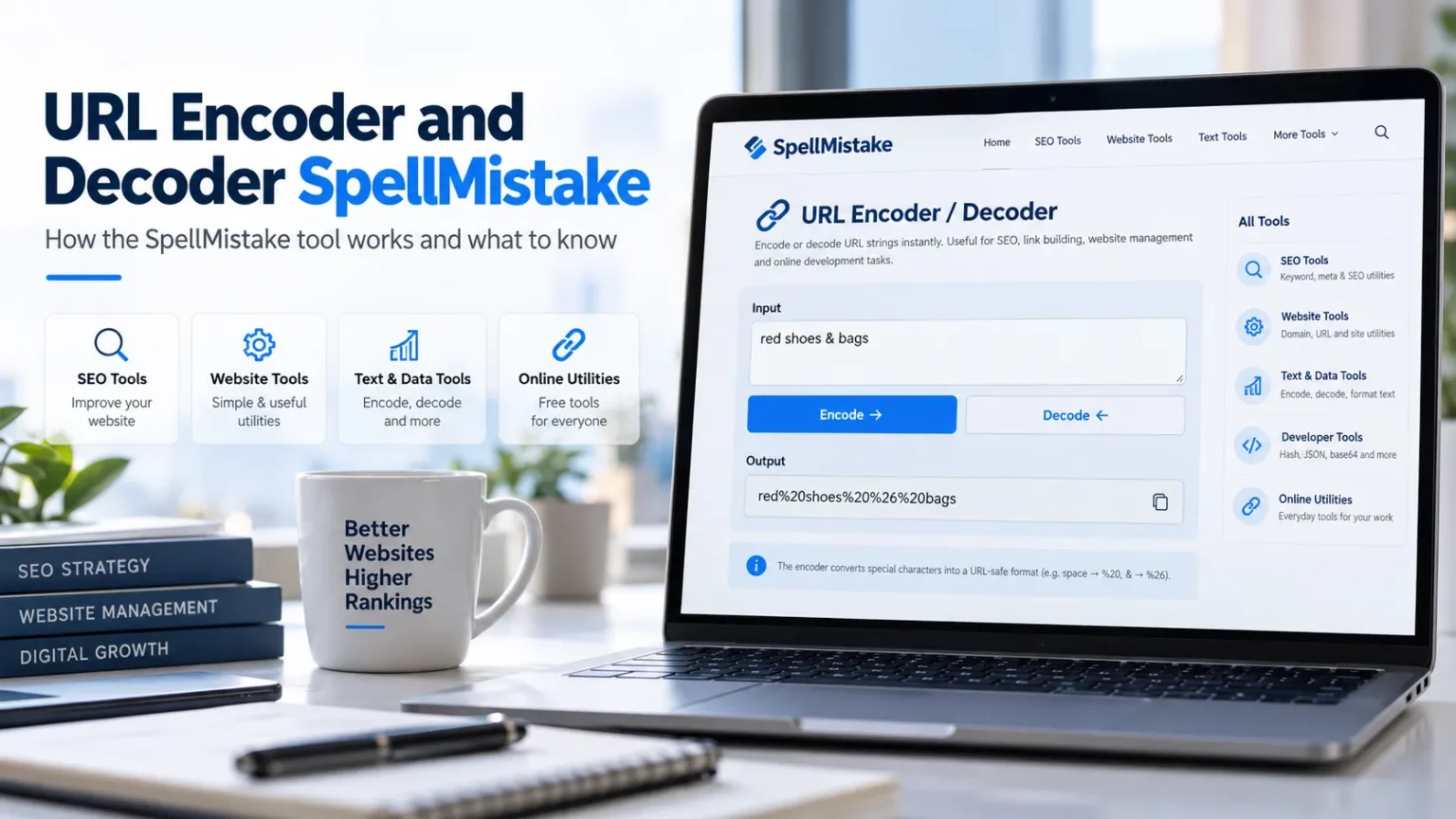 URL Encoder and Decoder Spellmistake: Tool Guide URL Encoder and Decoder Spellmistake: Tool Guide