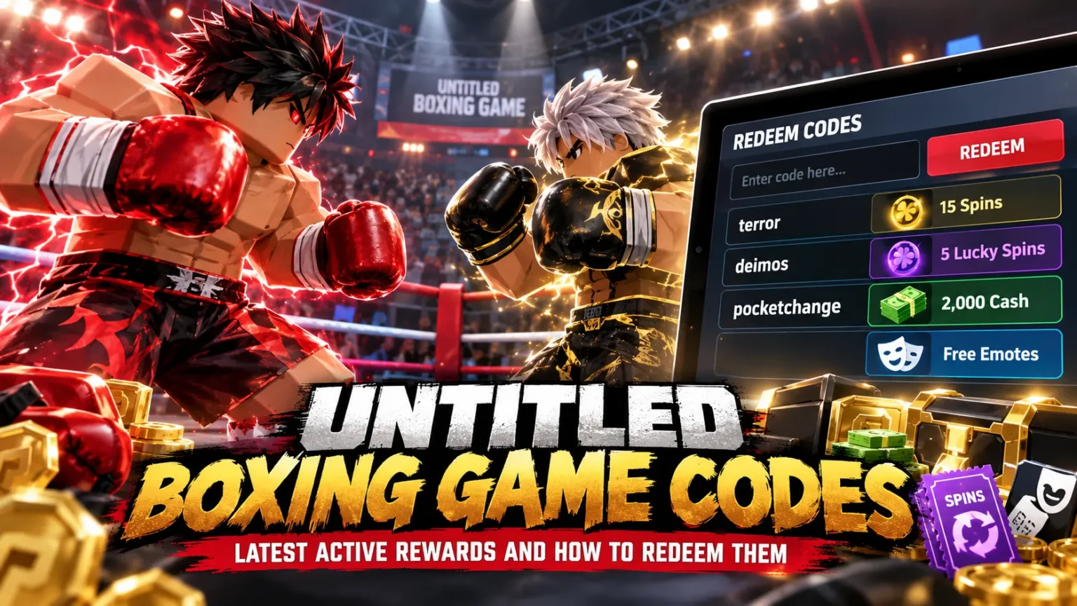 Untitled Boxing Game Codes: Active UBG Codes