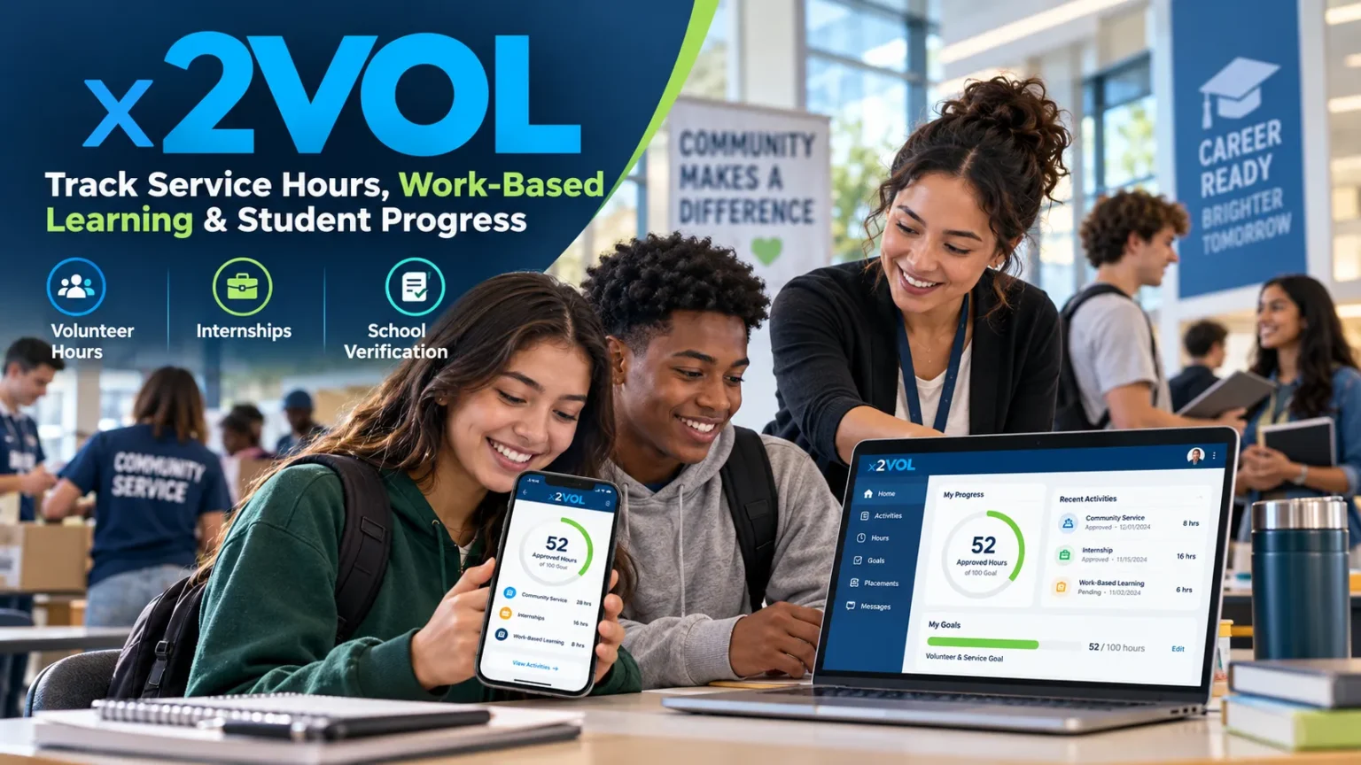 x2VOL: How Student Service Hour Tracking Works x2VOL: How Student Service Hour Tracking Works
