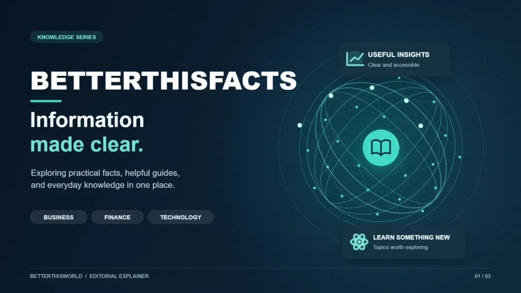 BetterThisFacts Information by BetterThisWorld: Explained
