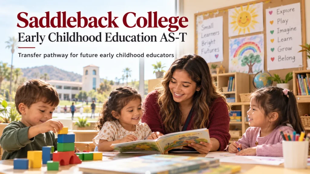 Saddleback College Early Childhood Education AS-T: 2026–27 Guide 4 Saddleback College Early Childhood Education AS-T