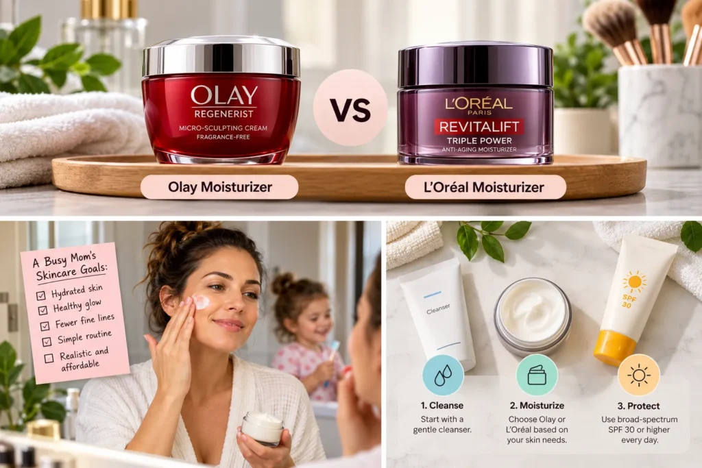 I’m a 30-year-old working mom. How do Olay moisturizers perform compared to L’Oréal’s skincare line? 3 I’m a 30-year-old working mom. How do Olay moisturizers perform compared to L’Oréal’s skincare line?