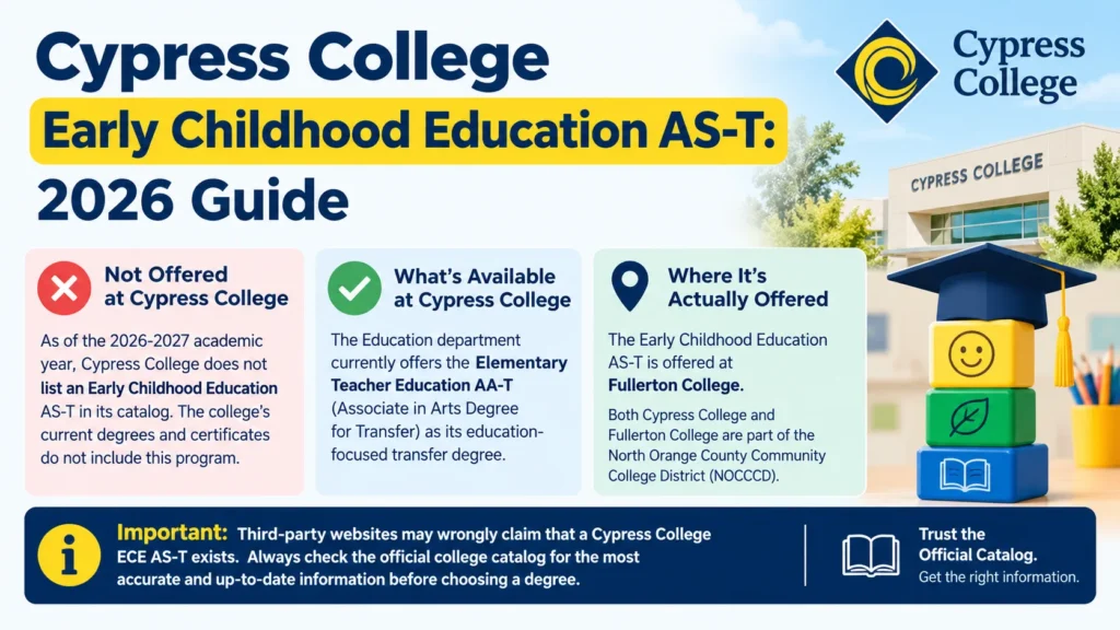 Cypress College Early Childhood Education AS-T: 2026 Guide