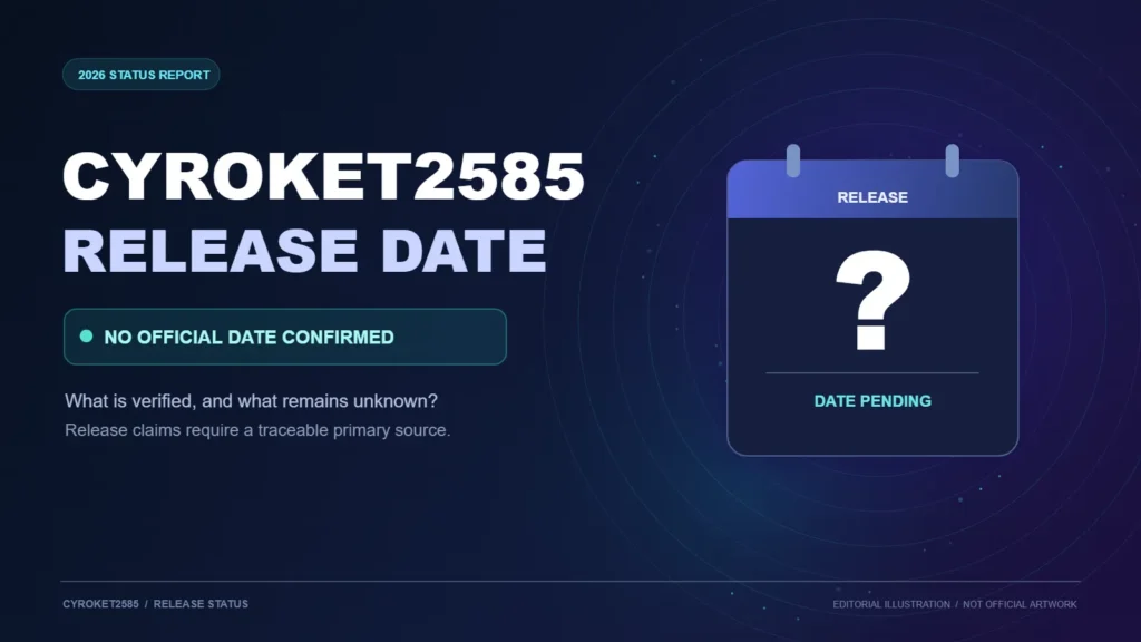 Cyroket2585 Release Date: What We Know and What to Watch Out For