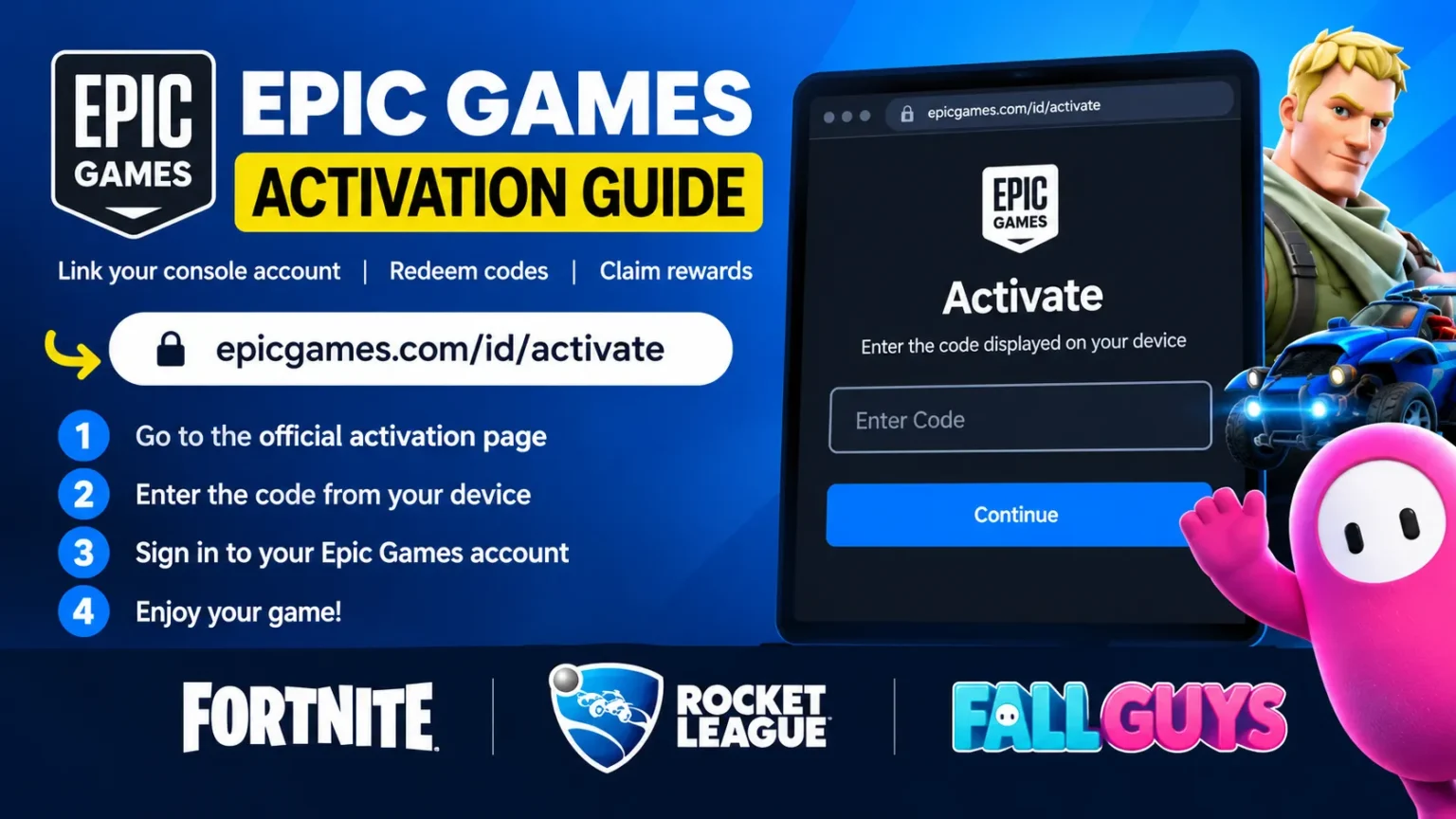 https //www.epic games.com/activate: Epic Games Activation Guide https //www.epic games.com/activate: Epic Games Activation Guide