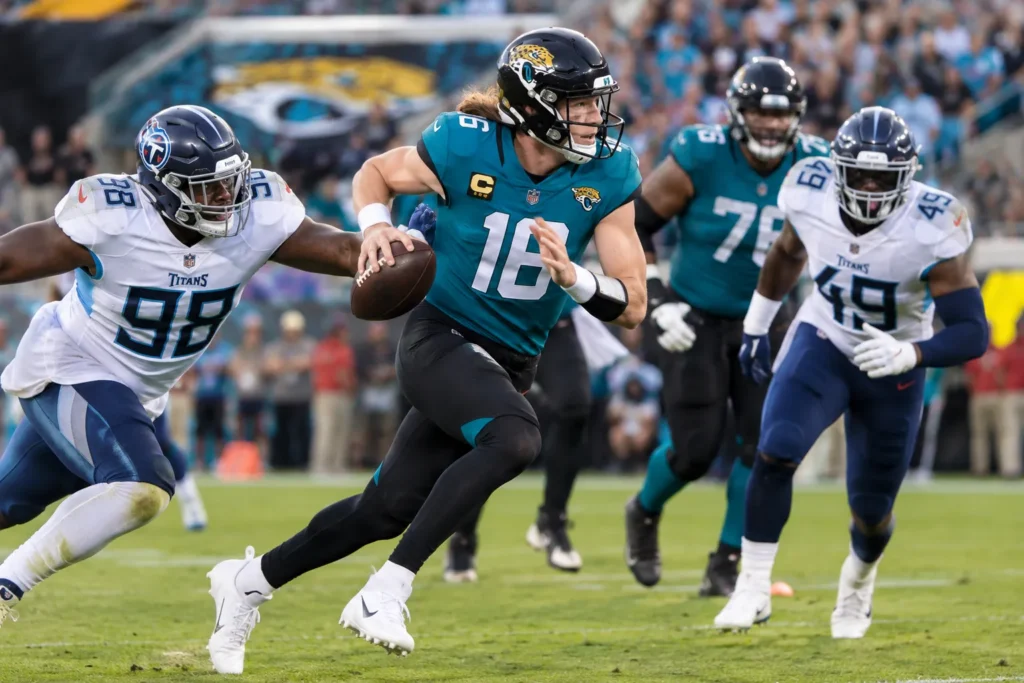 Jacksonville Jaguars vs Tennessee Titans Match Player Stats