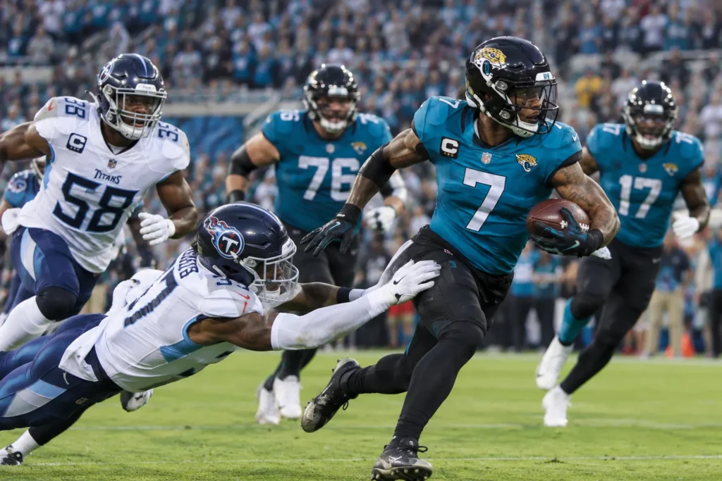 Jacksonville Jaguars vs Tennessee Titans Match Player Stats