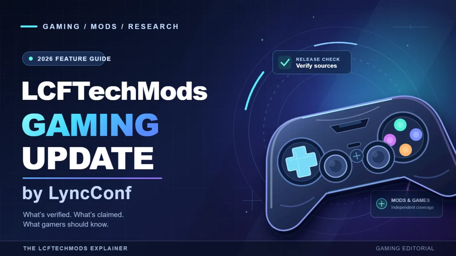 LCFTechMods Gaming Update by LyncConf: Fact vs Fiction LCFTechMods Gaming Update by LyncConf: Fact vs Fiction