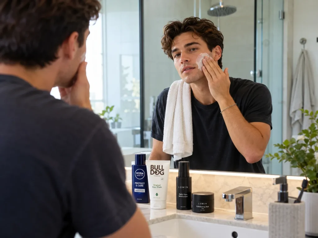 I am a Gen Z man. How does the Nivea Men line stack up against Bulldog or Lumin?