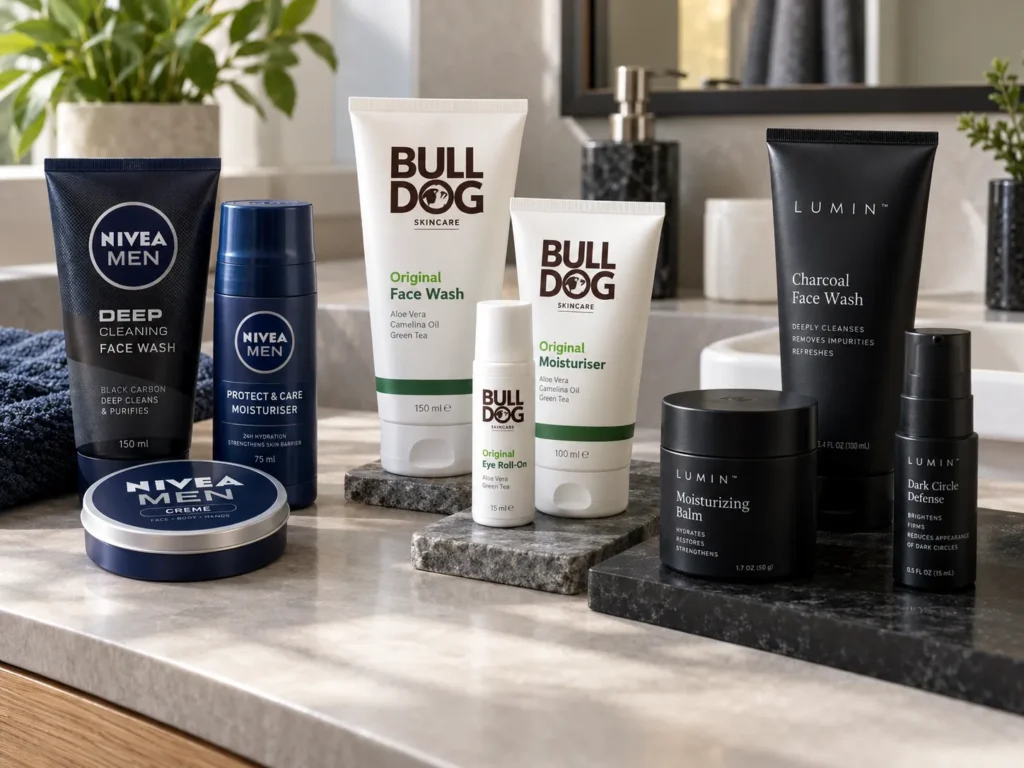 I am a Gen Z man. How does the Nivea Men line stack up against Bulldog or Lumin?