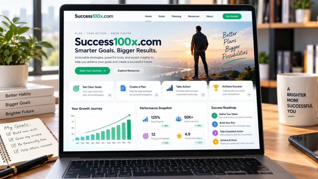 Success100x.com: A Guide to Achieving Goals and Success
