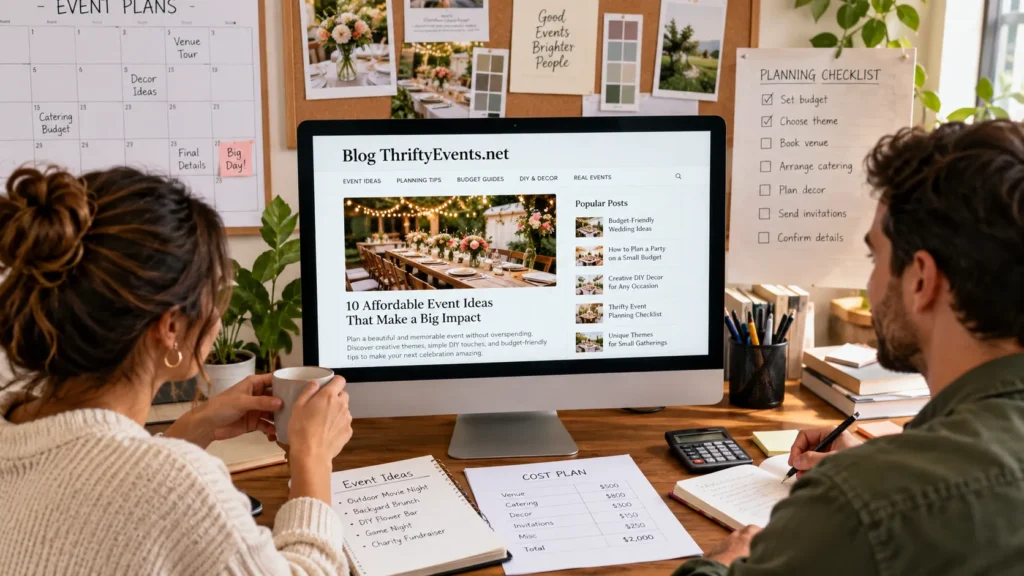 Blog ThriftyEvents.net: Features, Trust, and Budget Event Guide
