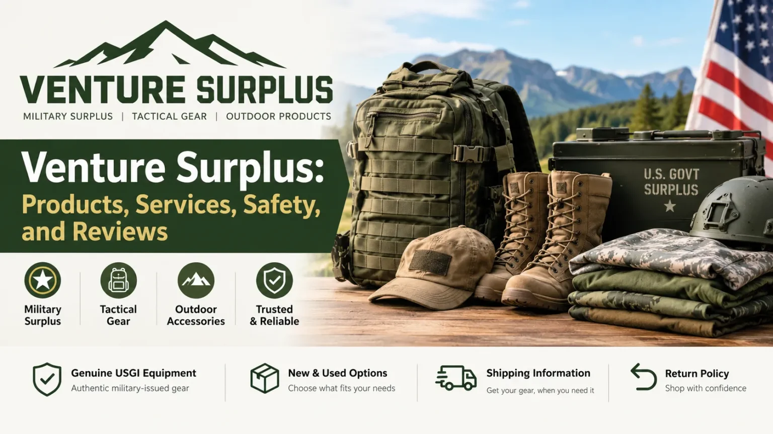 Venture Surplus: Products, Services, Safety, and Reviews Venture Surplus: Products, Services, Safety, and Reviews