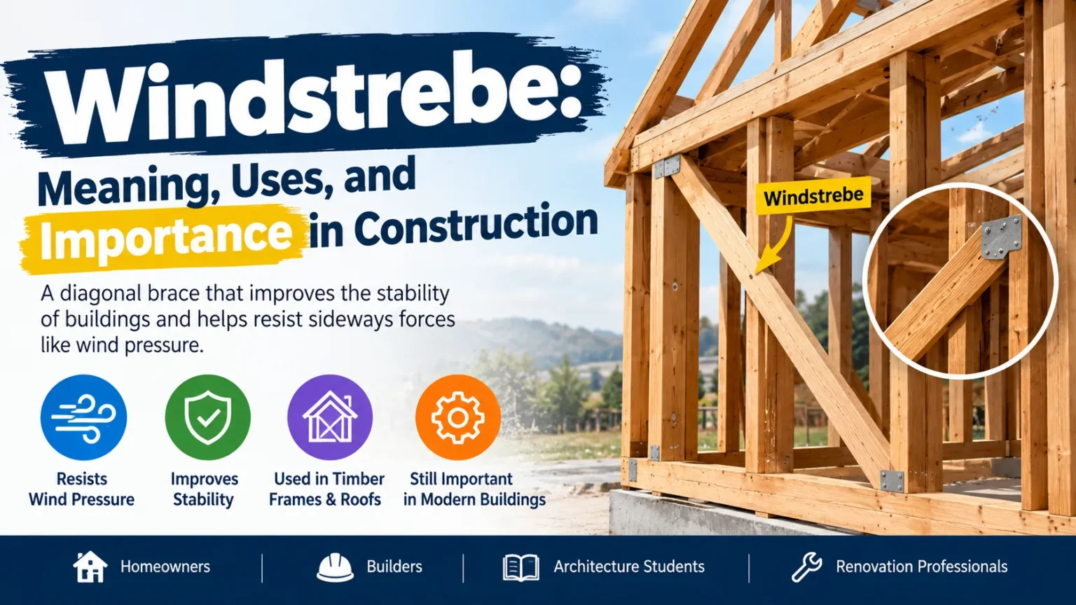 Windstrebe: Meaning, Uses, and Importance in Construction
