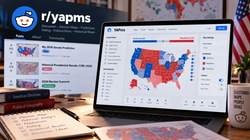 r/YAPms: What the Political Mapping Subreddit Is