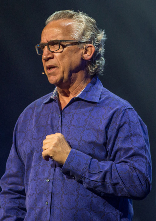 Bethel pastor Bill Johnson teaching at a conference in October 2017