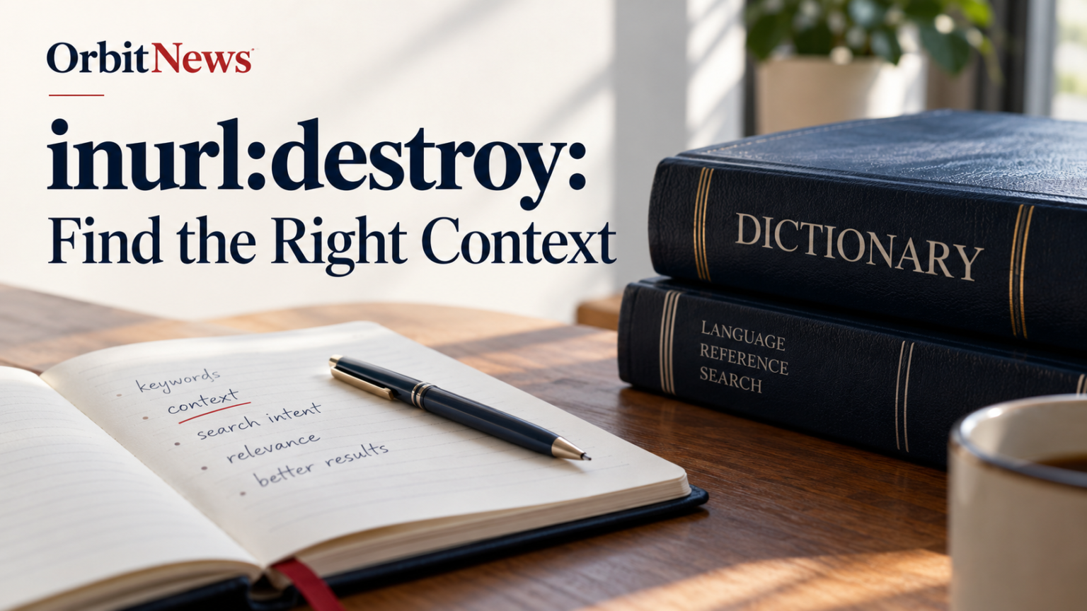 inurl:destroy: Find the Right Meaning and Technical Context inurl:destroy editorial guide with a clear title and a relevant research workspace