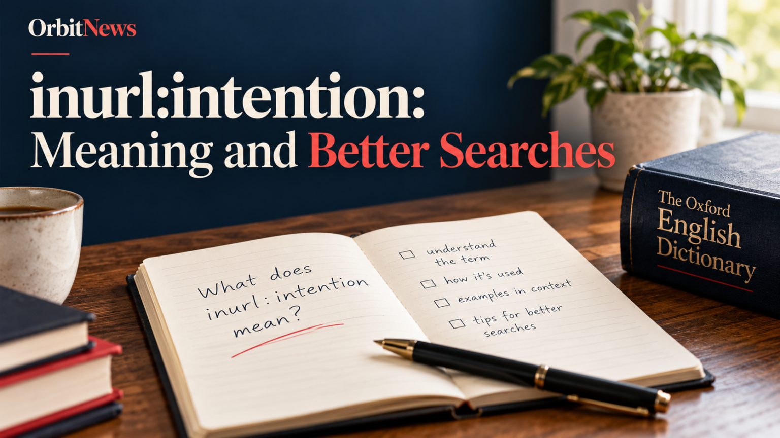 inurl:intention: Search Meaning, Plans and Evidence Clearly inurl:intention editorial guide with a clear title and a relevant research workspace