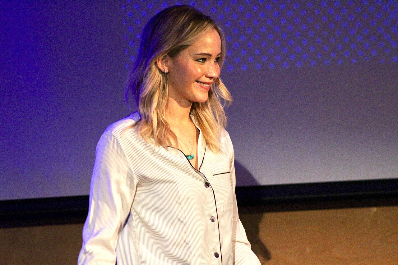 Jennifer Lawrence at the Unrig the System Summit at Tulane University in New Orleans, LA.