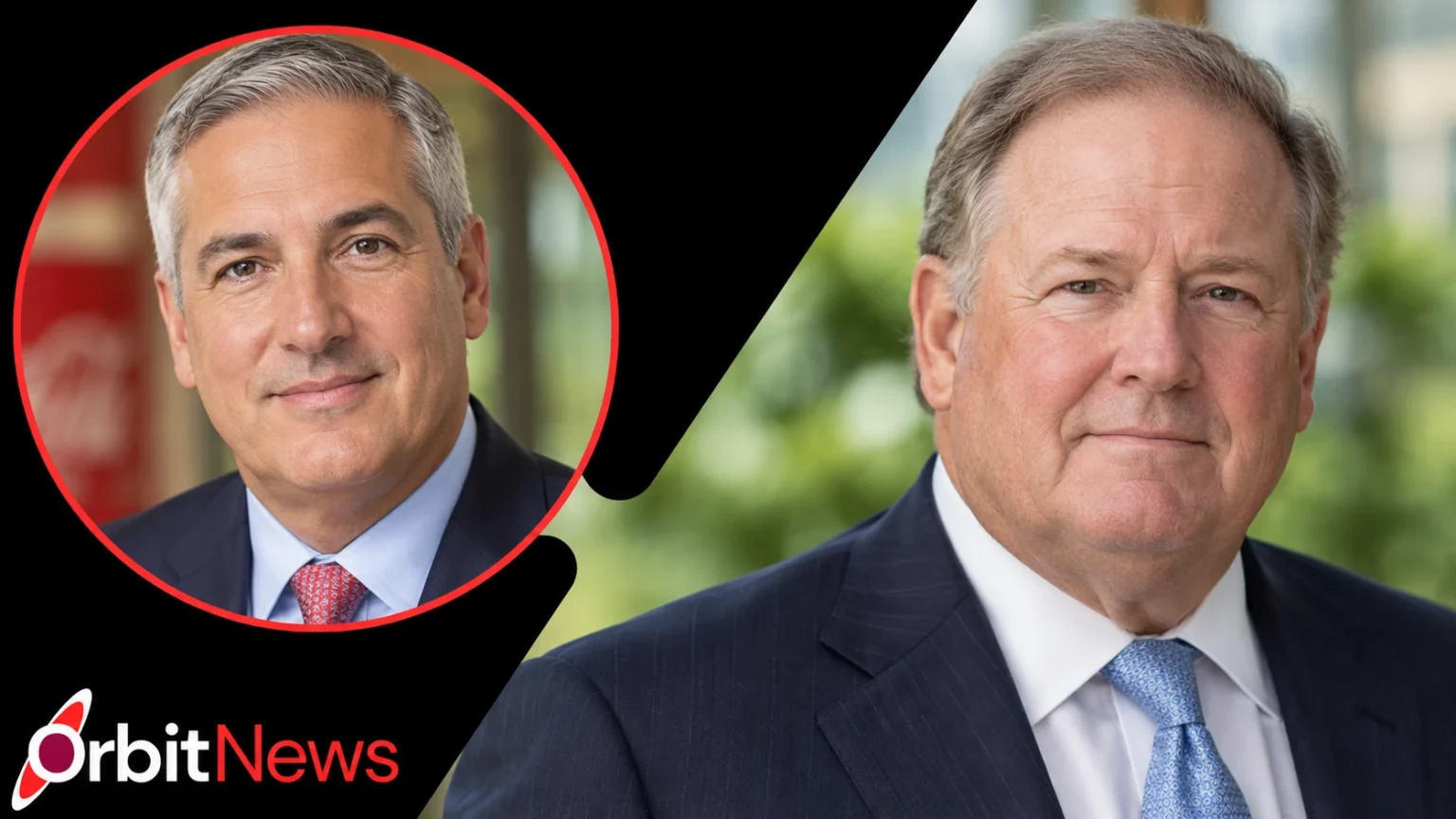 Ramon Laguarta and Richard Peery in the OrbitNews featured-image frame