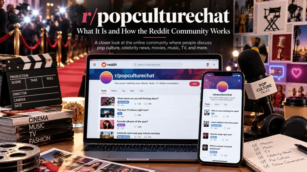 r/popculturechat: What It Is and How the Reddit Community Works